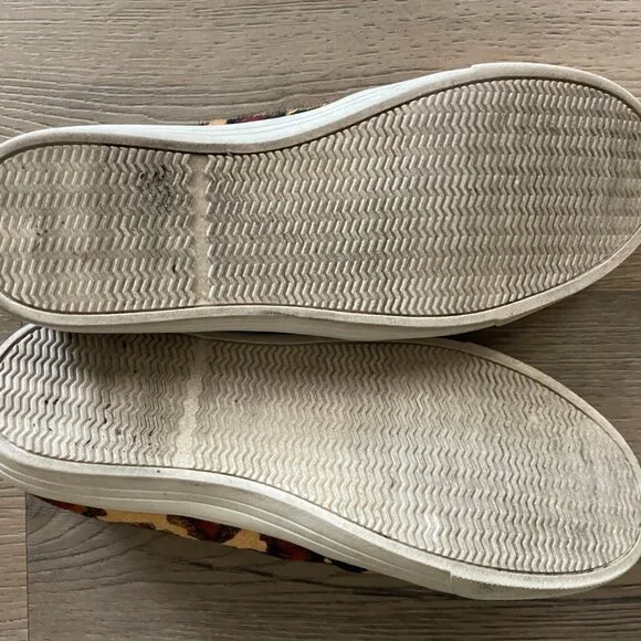 J Crew Factory Mo Hair Slip-on Leopard Print Low Top Sneaker Shoes 7M! - Picture 7 of 8